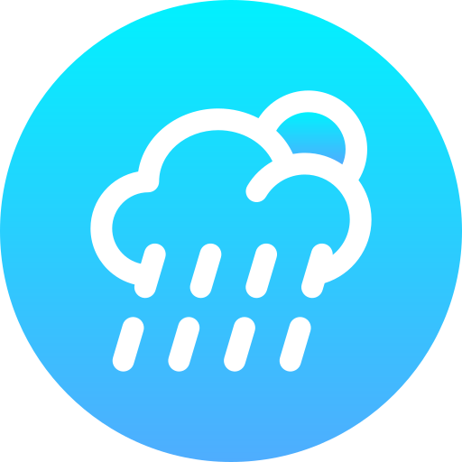 lluvia pesada icono gratis