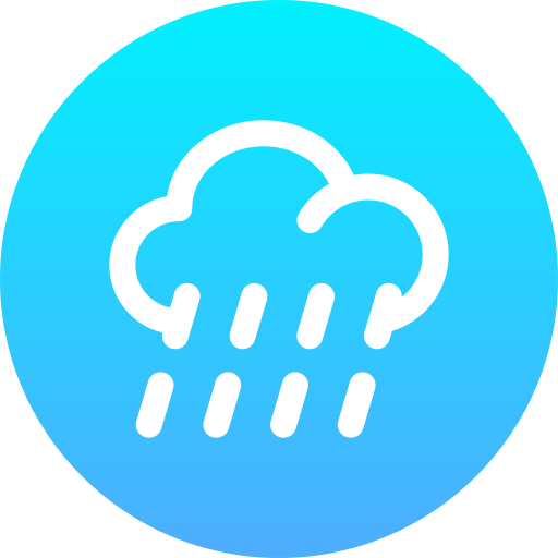 lluvia pesada icono gratis