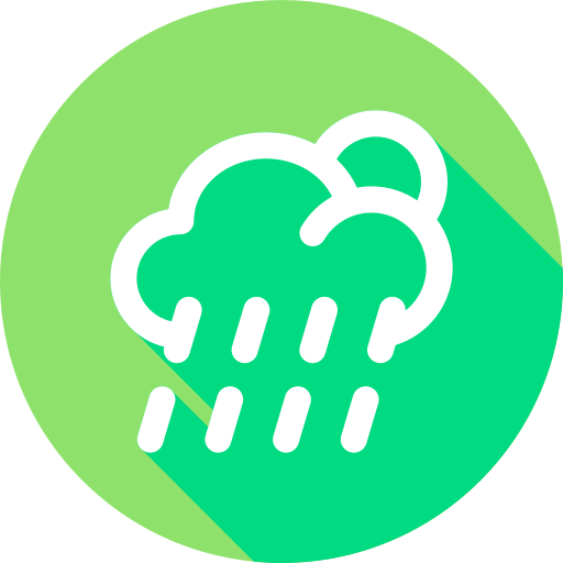 lluvia pesada icono gratis