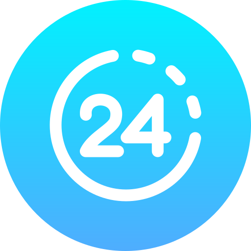 24 horas icono gratis