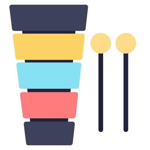 xilófono icono gratis