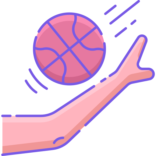 Icono De Baloncesto Flaticons Lineal Color 5984