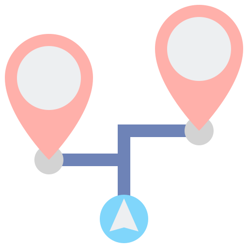 destino icono gratis