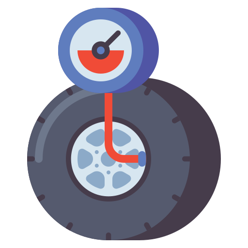 Tire pressure free icon Tire pressure free icon