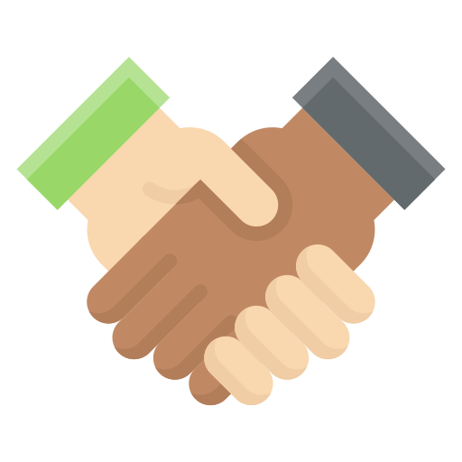 Hand shake free icon Hand shake free icon