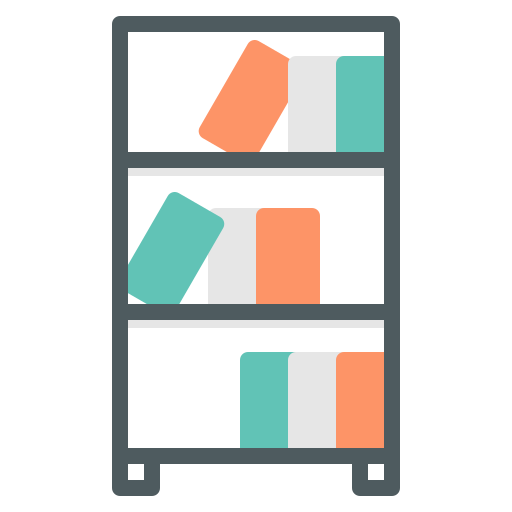 bücherregal kostenlos Icon bücherregal kostenlos Icon
