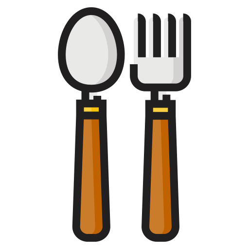 Spoon and fork free icon