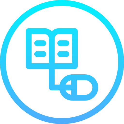 educación en línea icono gratis