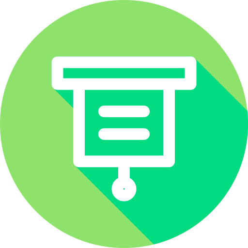 presentación icono gratis