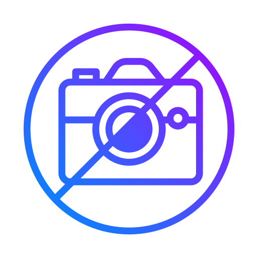 No camera - Free interface icons