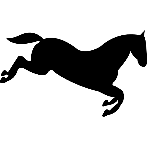 Silhueta de Salto a Cavalo PNG transparente - StickPNG