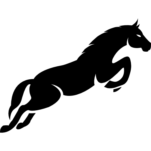 Design PNG E SVG De Cavalo Animal Pulando Para Camisetas