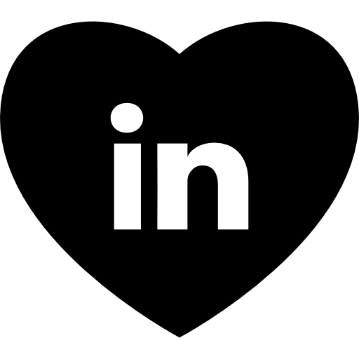 Сердце с логотипом в социальных сетях linkedin – Бесплатные иконки:  социальные медиа