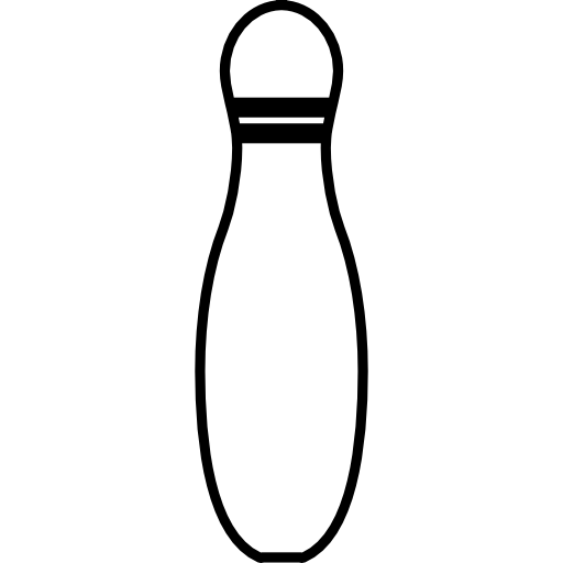 bowling pin outline