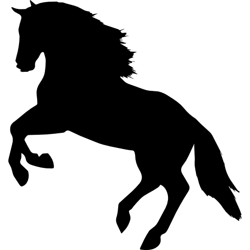 Cavalo pulando, preto, animal, cavalo png