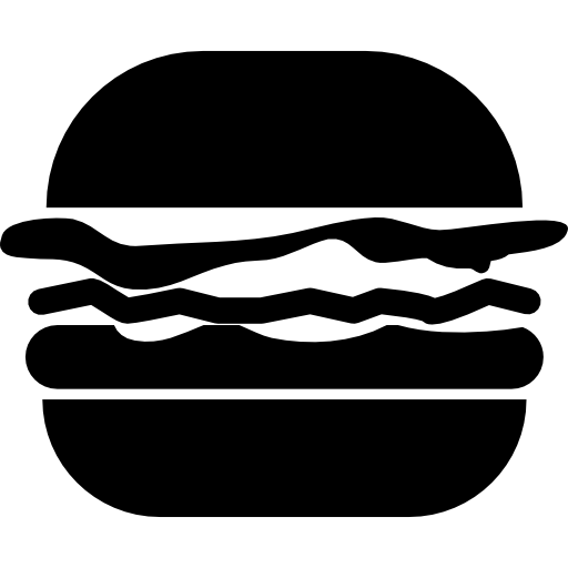 variante de hamburguesa con queso, hamburguesa y lechuga icono gratis