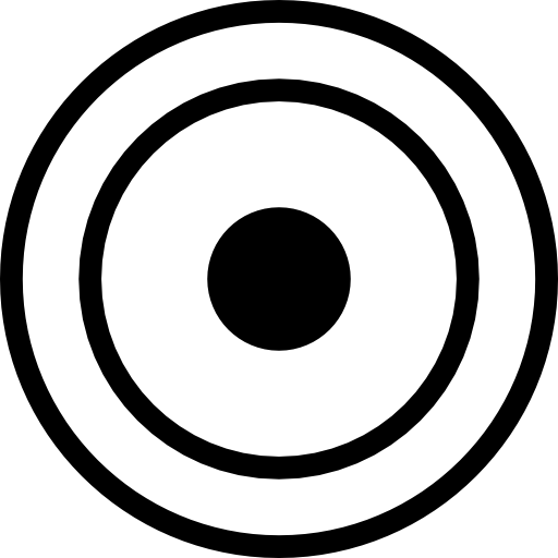 Free Icon | Circular target variant