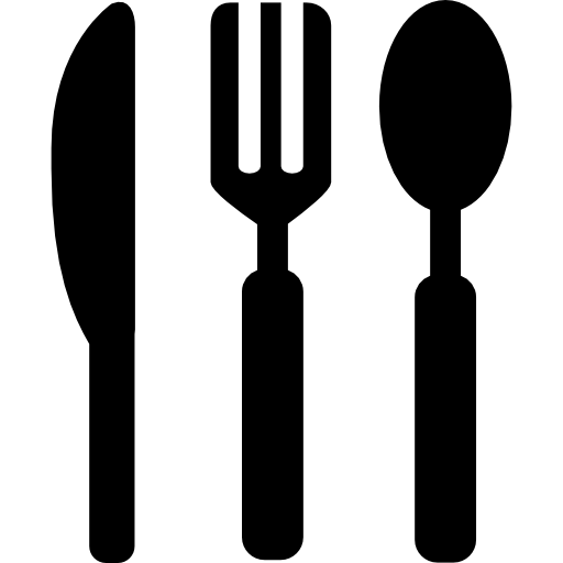 Ícone de garfo e faca