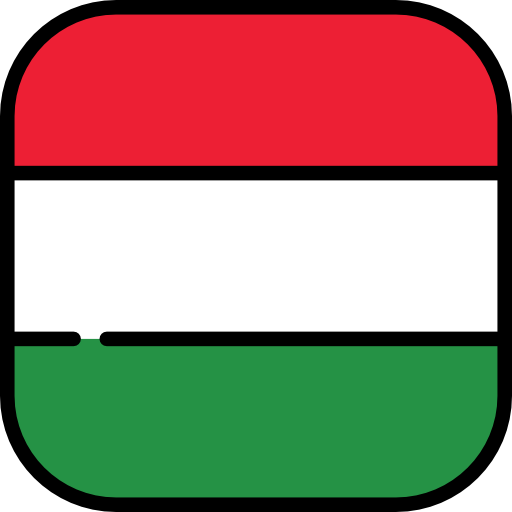 Hungary Flags Rounded Square Icon