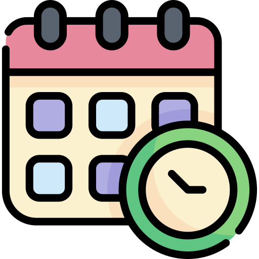 Calendar Kawaii Lineal color icon