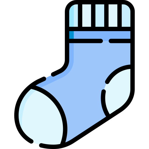 Baby socks Special Lineal color icon