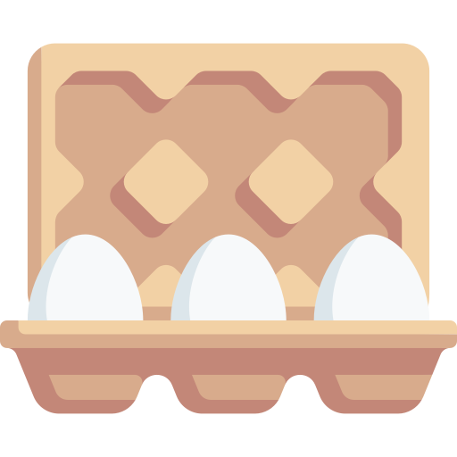 carton de huevos icono gratis