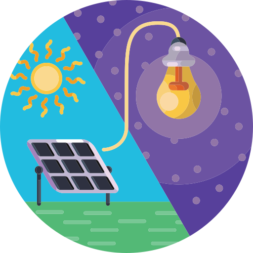 panel solar icono gratis