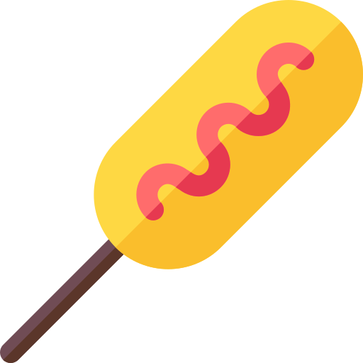 corndog icono gratis