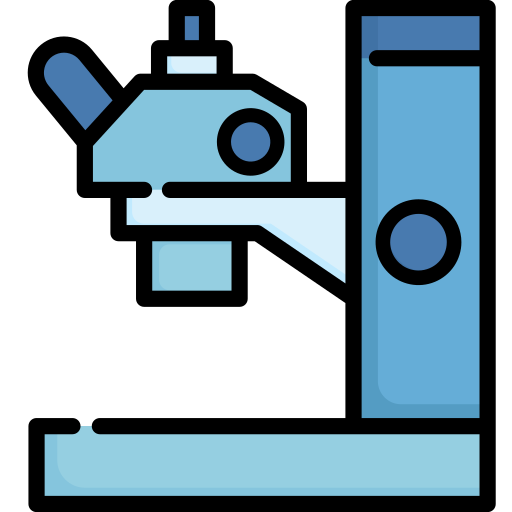 Icono De Microscopio Kosonicon Lineal Color