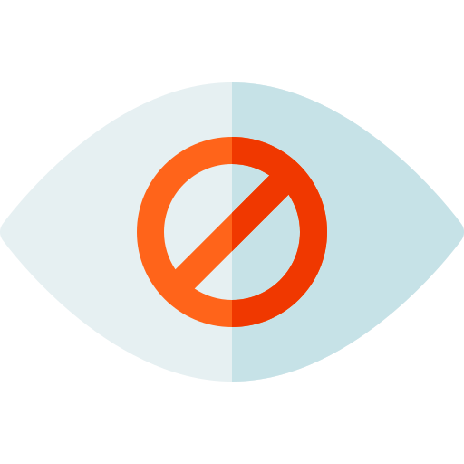 Blind free icon