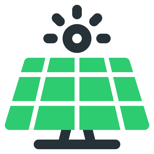 painel solar grátis ícone