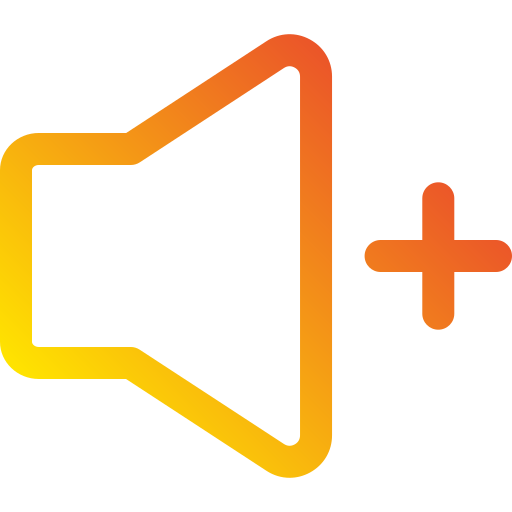 Increase volume Generic Gradient icon