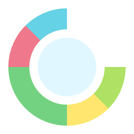 gráfico circular icono gratis