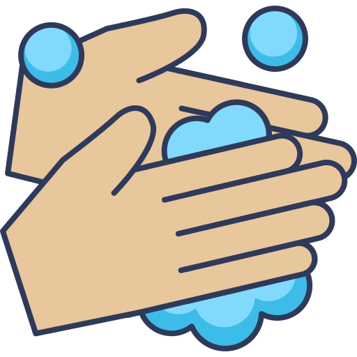 Hand wash free icon