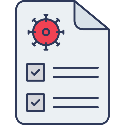 informe médico icono gratis