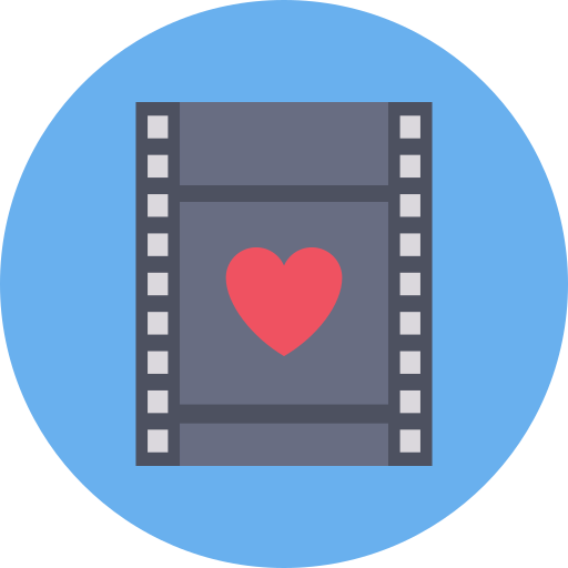 rollo de película icono gratis