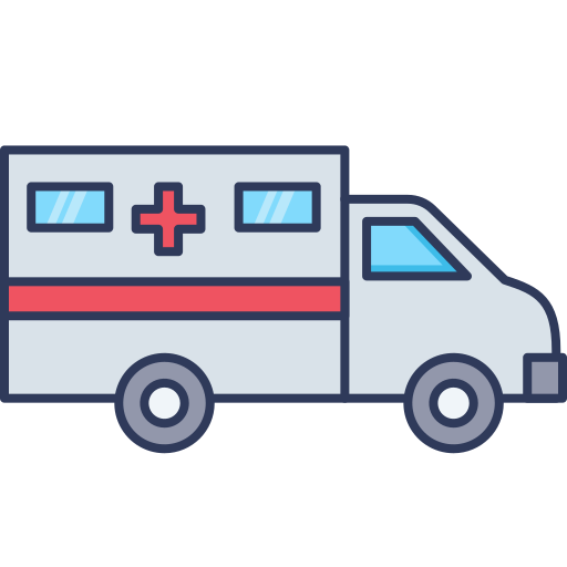 Ambulance Dinosoft Lineal Color icon