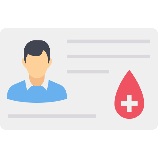 cartão de doador de sangue grátis ícone cartão de doador de sangue grátis ícone