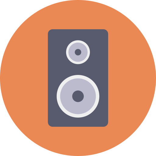 Loud speaker - Free music icons