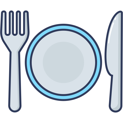 assiette Icône gratuit assiette Icône gratuit
