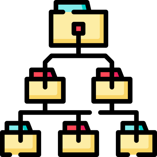 Hierarchy Special Lineal color icon