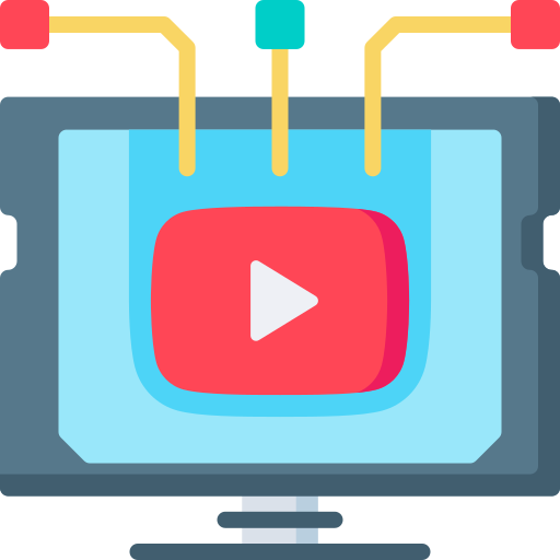 reproductor de video icono gratis