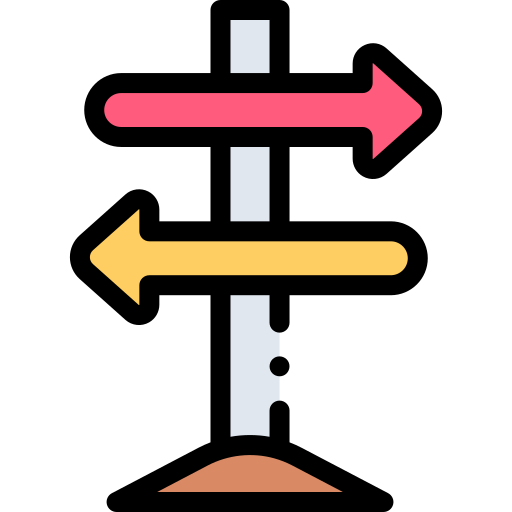 Directional sign free icon Directional sign free icon