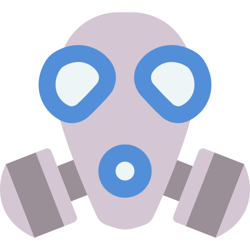 máscara de gas icono gratis