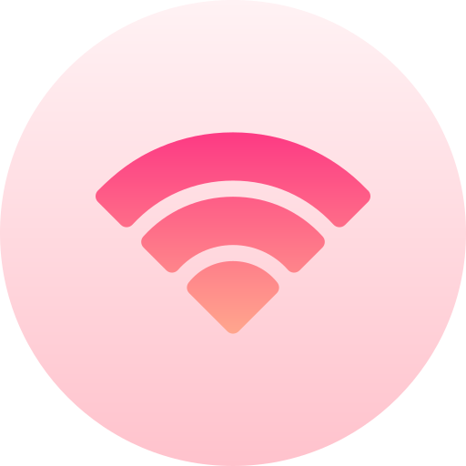 Wifi signal Basic Gradient Circular icon