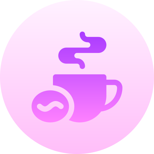 Coffee cup Basic Gradient Circular icon