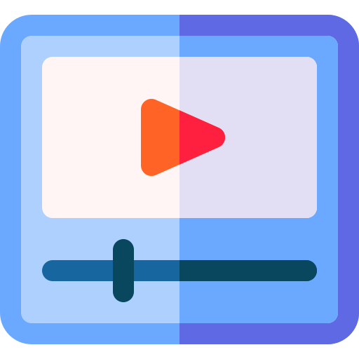 reproductor de video icono gratis