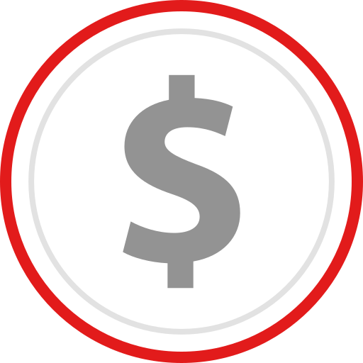 Dollar free icon Dollar free icon