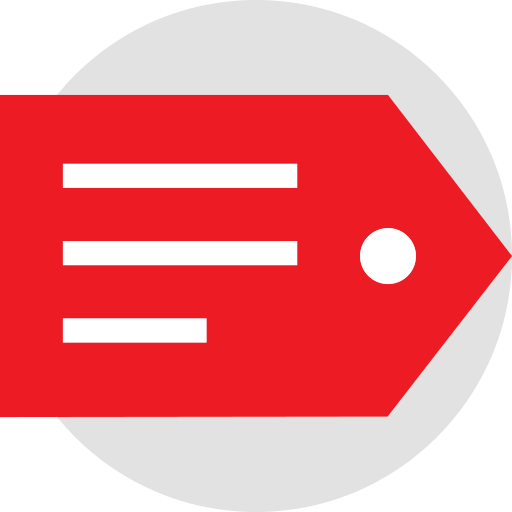 Étiquette de prix Icône gratuit