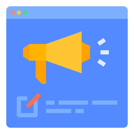 Marketing free icon